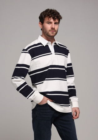 МУЖЧИНЫ - COLIN'S Поло С Длинным Рукавом Blue Comfort