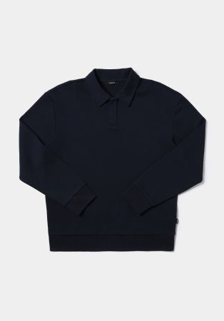 МУЖЧИНЫ - COLIN'S Мужское Поло С Длинным Рукавом темно-синее 