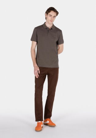 BARBATI - COLIN'S Tricou Polo Haki Regular Barbati