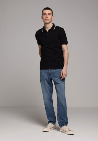 МУЖЧИНЫ - COLIN'S Мужская Футболка-Поло Чёрная 