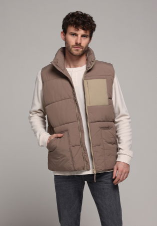 МУЖЧИНЫ - COLIN'S Мужской Жилет Бежевый 