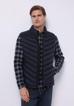 МУЖЧИНЫ - COLIN'S Жилет Blue Slim