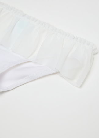 Costume de baie - Costum De Baie Alb Fete 9-36 Luni