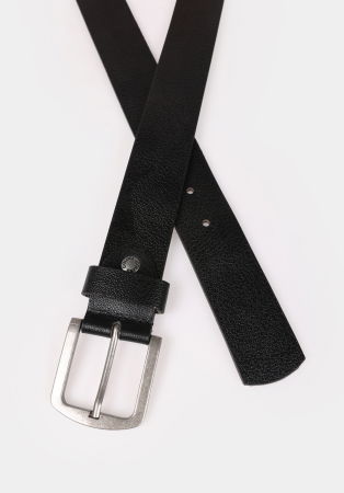 ACCESORII - Curea Neagra Modern Barbati