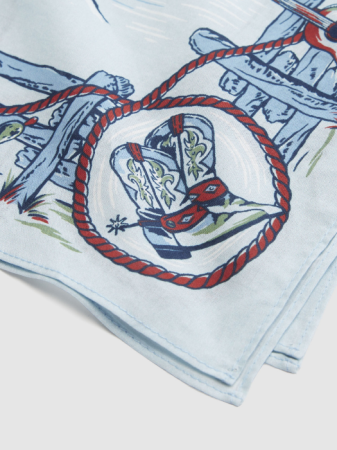 МУЖЧИНЫ - Мужской Шарф Синий 