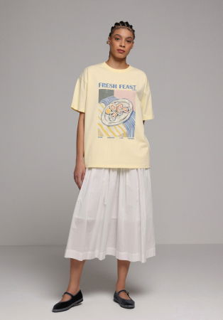 FEMEI - Fusta Alba  Femei