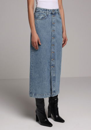 Юбки - Женская Юбка Синяя