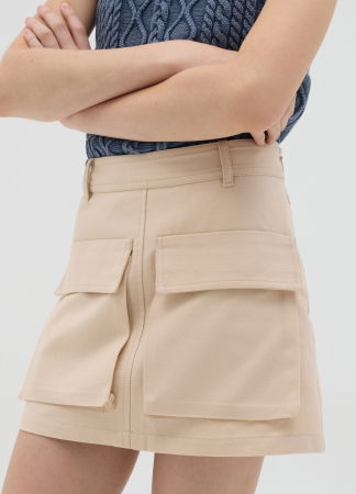 Fuste - Fusta Bej Fete 10-15 Ani