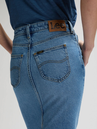 FEMEI - Fusta Albastra Regular Femei