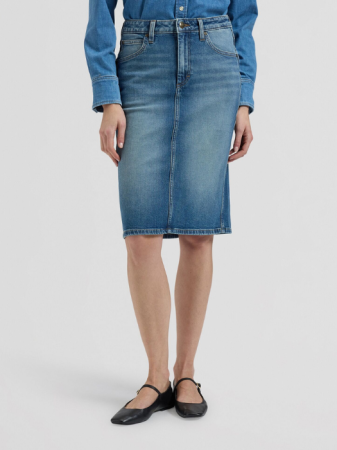 FEMEI - Fusta Albastra Regular Femei
