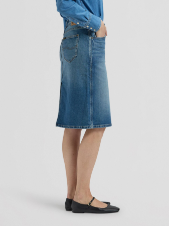 FEMEI - Fusta Albastra Regular Femei