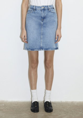 FEMEI - Fusta Light Blue Regular Femei