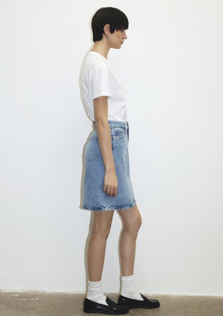 FEMEI - Fusta Light Blue Regular Femei