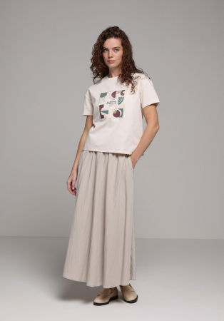 FEMEI - Fusta Roz Deschis Femei