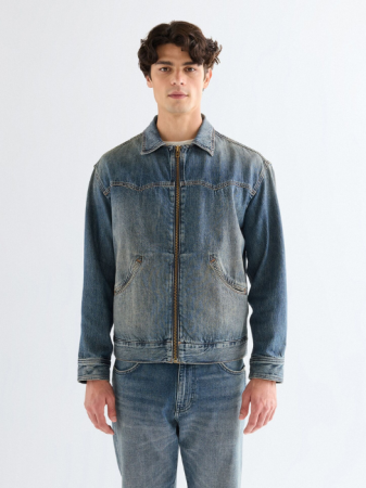 BARBATI - Geaca Blue Relaxed Barbati