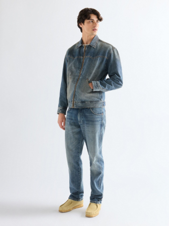 BARBATI - Geaca Blue Relaxed Barbati