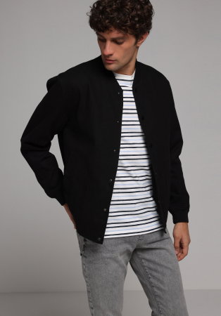 МУЖЧИНЫ - Мужская Куртка Чёрная Regular