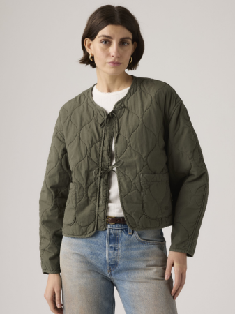 ЖЕНЩИНЫ - Женская Куртка Зелёная Relaxed