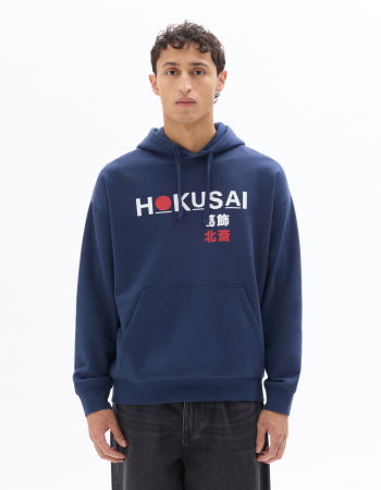 BARBATI - Hanorac Albastru Loose Barbati