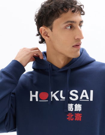 BARBATI - Hanorac Albastru Loose Barbati