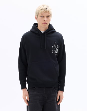 BARBATI - Hanorac Hanorac Negru Loose Barbati