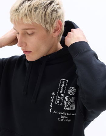 BARBATI - Hanorac Hanorac Negru Loose Barbati