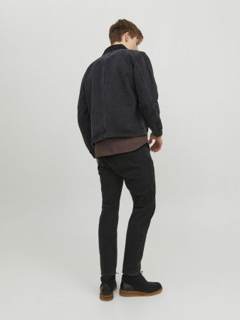 Relaxed - JACK&JONES Blugi Black Denim Chris Relaxed Barbati