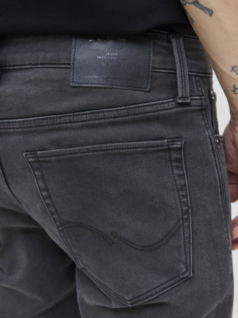 BARBATI - Jack Jones Blugi Gri Inchis MIKE Tapered Barbati