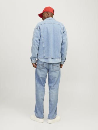 Baggy - Jack Jones Blugi Albastri Deschisi Alex Baggy Barbati