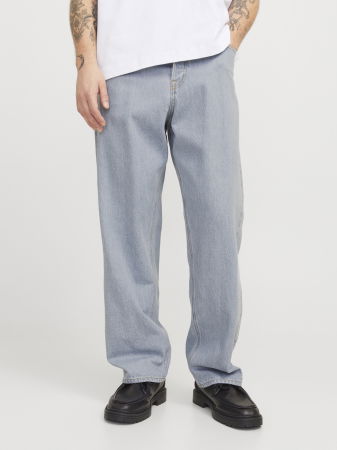 JEANS - Jack Jones Blugi Albastri Deschisi Alex Baggy Barbati