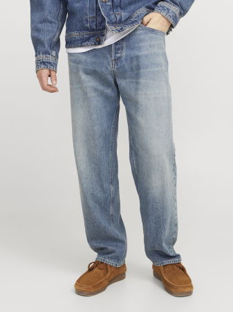 JEANS - Jack Jones Blugi Albastri Eddie Loose Barbati