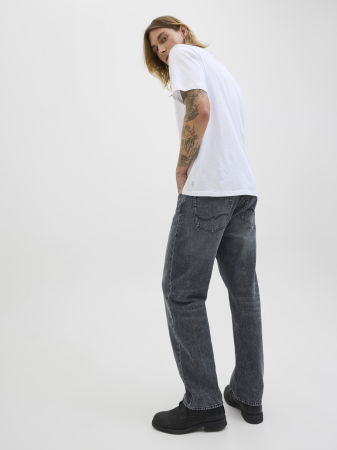 JEANS - Jack Jones Blugi Gri Inchis Eddie Loose Barbati