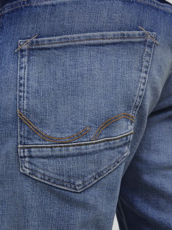 Jack Jones Мужские Джинсы Синие GLENN Slim [3]