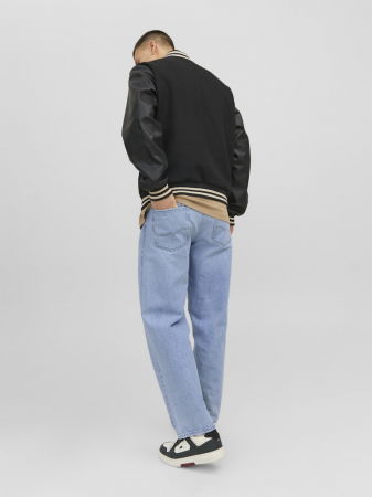 JEANS - Jack Jones Blugi Albastri Deschisi Eddie Loose Barbati