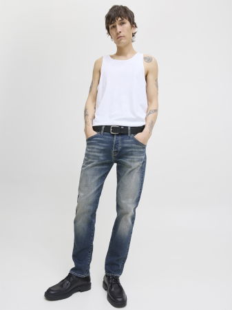 JEANS - Jack Jones Blugi Albastri MIKE Tapered Barbati