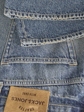 Baggy - Jack Jones Blugi Navy Wide Barbati