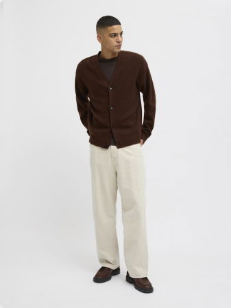 Baggy - Jack Jones Blugi Crem IRON Loose Barbati