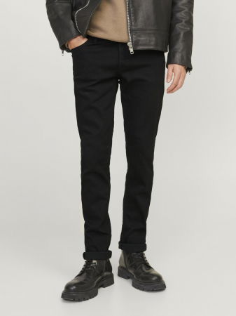 JEANS - Jack Jones Blugi Negri GLENN Slim Barbati