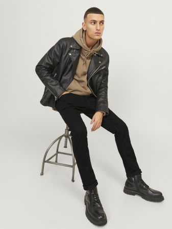 Jack Jones Мужские Джинсы Чёрные GLENN Slim [13]