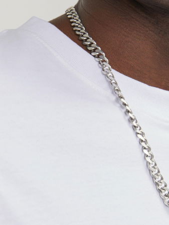 BARBATI - Jack Jones Bluza Alba Loose Barbati