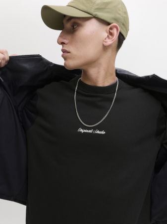 Толстовки - Jack Jones Мужской Свитшот Чёрный 