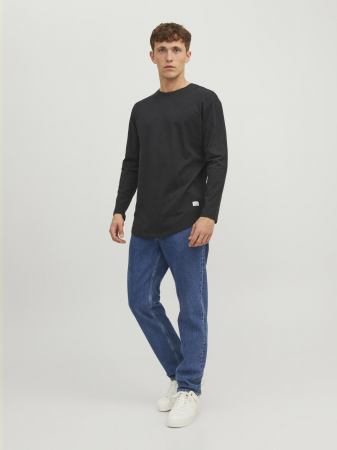 BARBATI - Jack Jones Bluza Neagra Relaxed Barbati