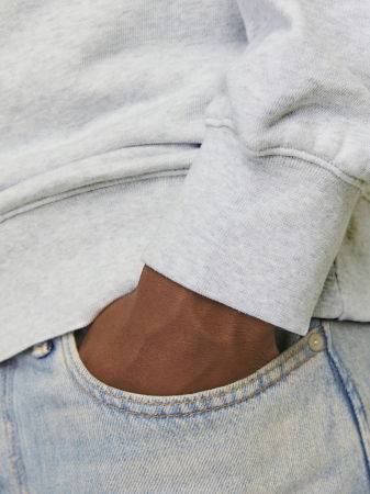 BARBATI - Jack Jones Bluza Gri Deschis  Barbati