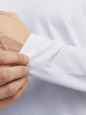 BARBATI - Jack Jones Bluza Alba Relaxed Barbati