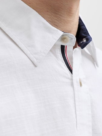 BARBATI - Camasa Alba Regular Barbati