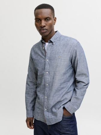 BARBATI - Camasa Albastra Regular Barbati