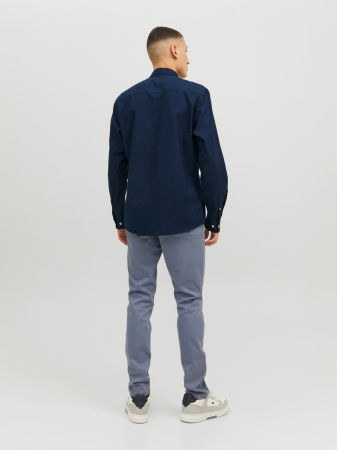 BARBATI - Jack Jones Camasa Navy Slim Barbati