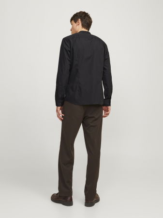 Jack Jones Мужская Рубашка Чёрная  [3]