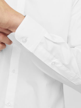 BARBATI - Jack Jones Camasa Alba  Barbati