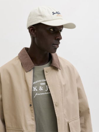 BARBATI - Jack Jones Chipiu Alb  Barbati